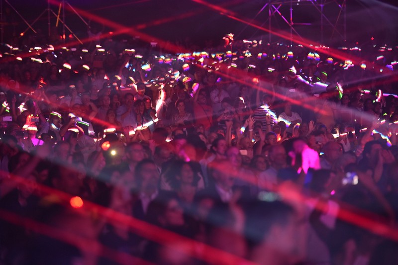 Jean Michel Jarre at Baalbeck Festival